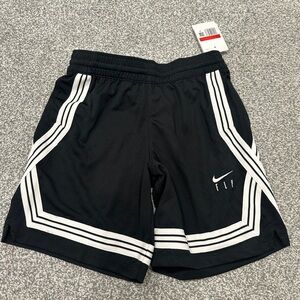 Nike Black and White Kids Shorts